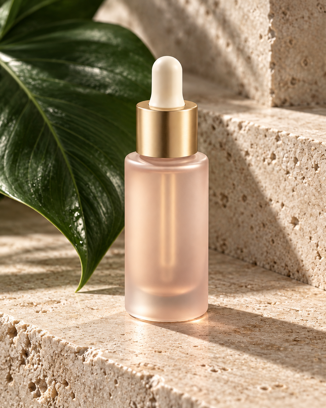 Your Botanical Serum demo product, alternate bottle view