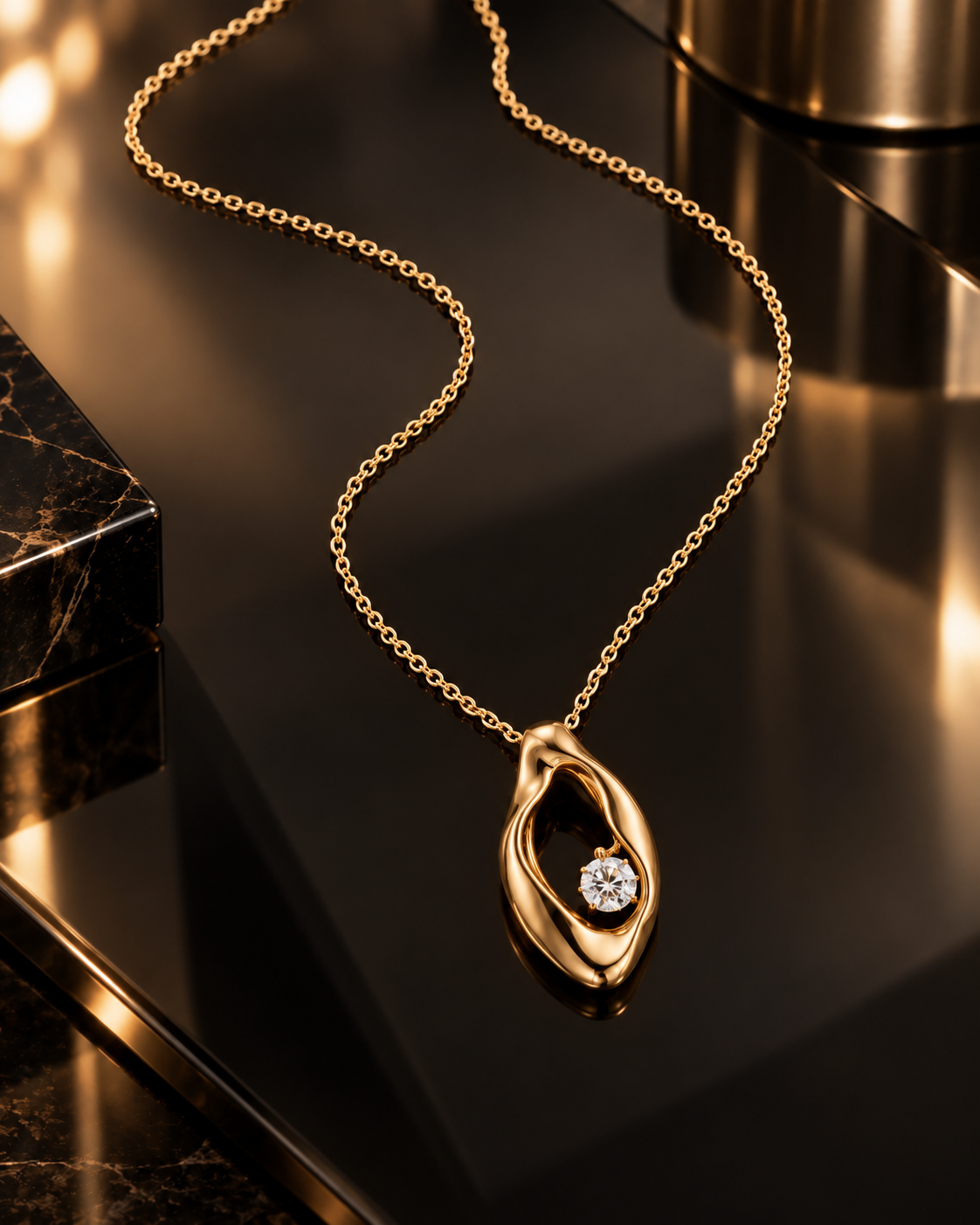 Your Heirloom Pendant demo product, flat lay