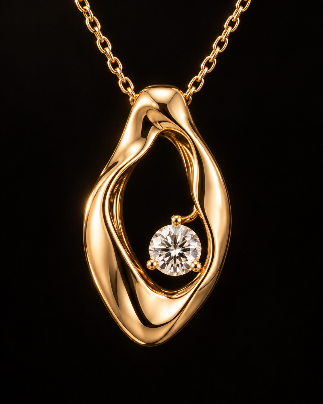 Your Heirloom Pendant demo product, gemstone detail