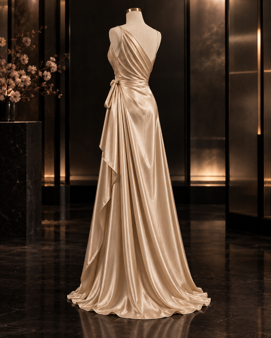 Your Signature Dress demo product, rear view